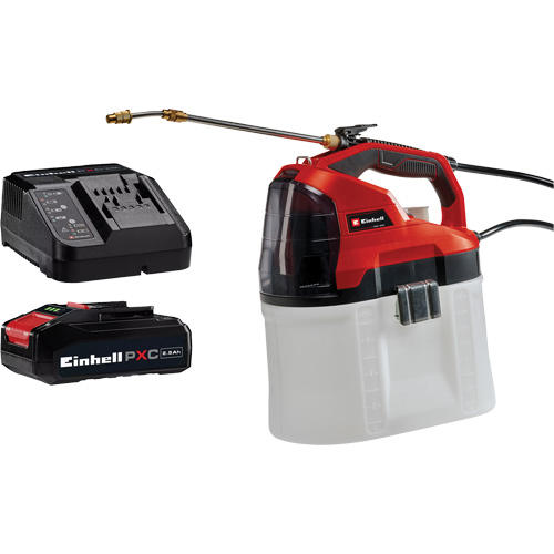 18V Cordless Chemical Sprayer with 2.5Ah Battery & Charger Starter Kit, 253.6 oz. (7.5 L) Pryde Industrial Inc.