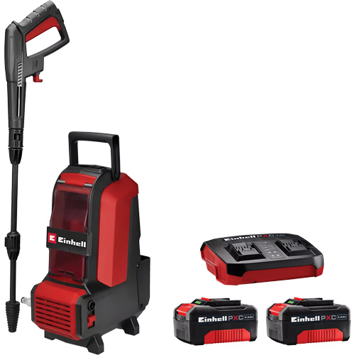 Cordless High Pressure Cleaner with 4Ah PXC Battery & Charger Starter Kit, Battery Powered, 1522 PSI, 1.23 GPM Pryde Industrial Inc.