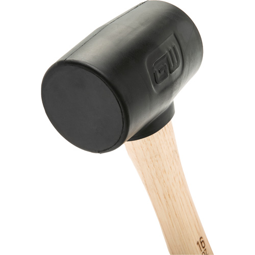 Maillet en caoutchouc, 16 oz, Prise en Bois, 13" lo Pryde Industrial Inc.