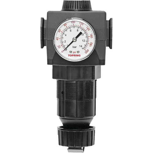 MODULAIR 400 Zinc Diaphragm Regulator, 1/2" NPT, 300 psi Max. PSI, In Line/Modular Pryde Industrial Inc.