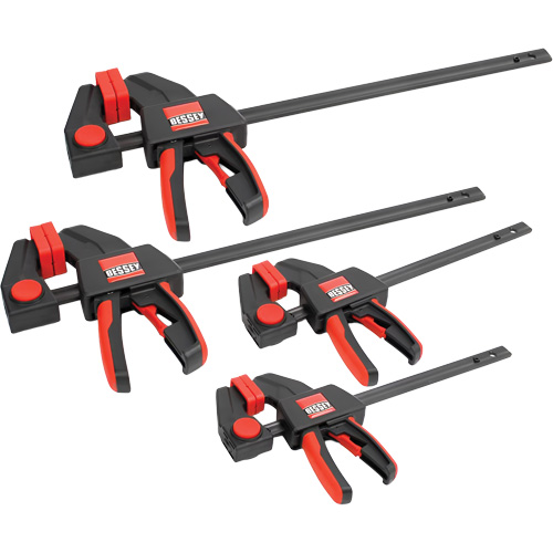 4-Piece Medium & Large Trigger Clamps Set, 12" (304.8 mm)/6" (152.4 mm) Pryde Industrial Inc.