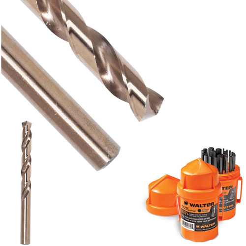 Foret s&eacute;rie courte SST+, Acier rapide, 27/64", 5-9/16" lo, 3-11/16" Cannelure, 135° Angle Pryde Industrial Inc.