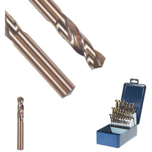SST+ Stub Length Drill Bit, 1/8", High Speed Steel, 11/16" Flute, 135° Point Pryde Industrial Inc.