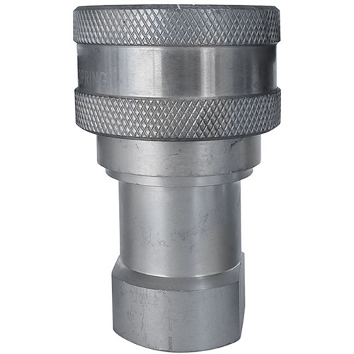 Hydraulic Quick Coupler - Stainless Steel Manual Coupler, Brass/Stainless Steel Pryde Industrial Inc.