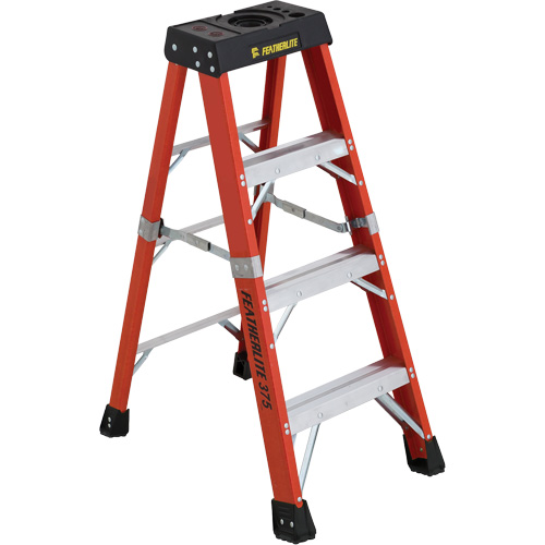 Industrial Extra Heavy-Duty Stepladders (6800 AA Series), 4', Fibreglass, 375 lbs. Capacity, Type 1AA Pryde Industrial Inc.