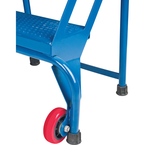 Portable Folding Ladder, 4 Steps, Perforated, 40" High Pryde Industrial Inc.