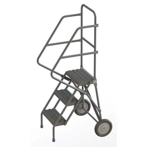 &eacute;chelles roulantes, 3 marches, Stri&eacute;, Hauteur 30" Pryde Industrial Inc.