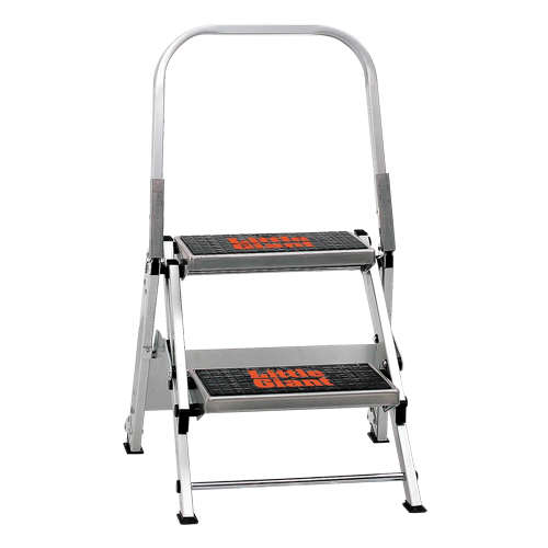 Safety Stepladder, 1.5', Aluminum, 300 lbs. Capacity, Type 1A Pryde Industrial Inc.