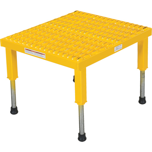 Adjustable Work-Mate Stand, 1 Step(s), 23-1/2" W x 19-9/16" L x 16-1/2" H, 500 lbs. Capacity Pryde Industrial Inc.