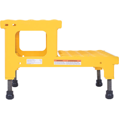 Adjustable Step-Mate Stand, 2 Step(s), 23-13/16" W x 22-7/8" L x 15-1/4" H, 500 lbs. Capacity Pryde Industrial Inc.