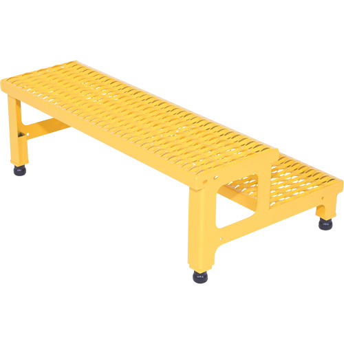 Adjustable Step-Mate Stand, 2 Step(s), 36-3/16" W x 22-7/8" L x 15-1/4" H, 500 lbs. Capacity Pryde Industrial Inc.