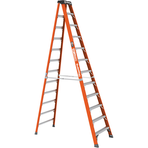 Step Ladder, 12', Fibreglass, 375 lbs. Capacity, Type 1AA Pryde Industrial Inc.