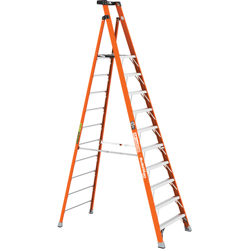Safespace Platform Step Ladder, 10', 300 lbs. Cap. Pryde Industrial Inc.