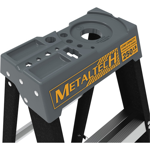 Step Ladder with Paint Tray, 8', Fibreglass, 250 lbs. Capacity, Type 1 Pryde Industrial Inc.