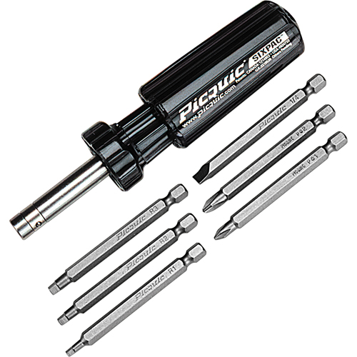 Sixpac Plus Multi-Bit Screwdrivers Pryde Industrial Inc.