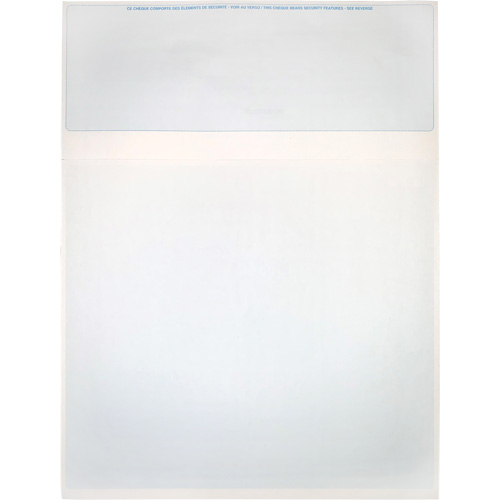 Papier &agrave; ch&egrave;que Pryde Industrial Inc.