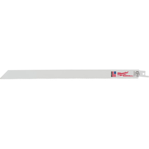 Lame de scie alternative Sawzall, Bim&eacute;tal, 10/14 Dents par pouce, 12" lo Pryde Industrial Inc.