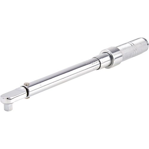 Cl&eacute; dynamom&eacute;trique microm&eacute;trique &agrave; t&ecirc;te fixe, &agrave; cliquer, Entraînement 3/8" carr&eacute;, 16-80 lb-pi Pryde Industrial Inc.