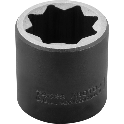 Socket, Impact, 1", 1/2" Drive, 18 Points Pryde Industrial Inc.