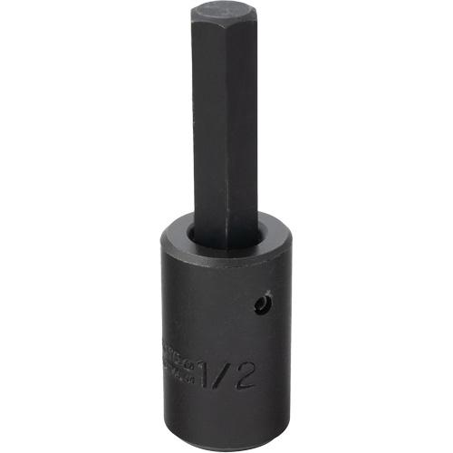 Socket Bit, Hex, 1/2" x 3-5/8" L, 1/2" Drive Pryde Industrial Inc.