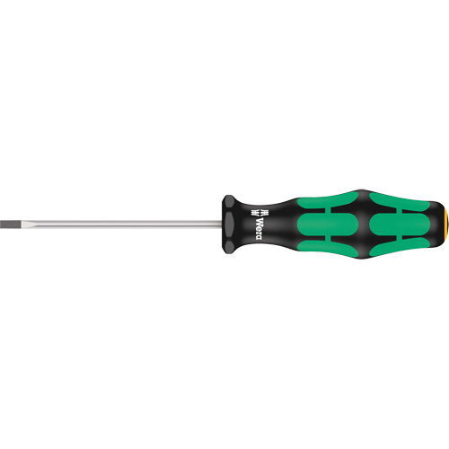 Tournevis pour vis &agrave; fente, Tige de 1/8", Ronde, 6-5/16" lo, Prise en Plastique Pryde Industrial Inc.