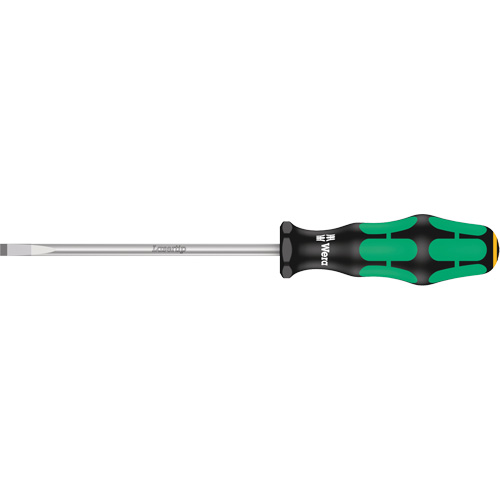 Slotted Screwdriver, 5.5 mm Tip, Round, 8-25/32" L, Plastic Handle Pryde Industrial Inc.