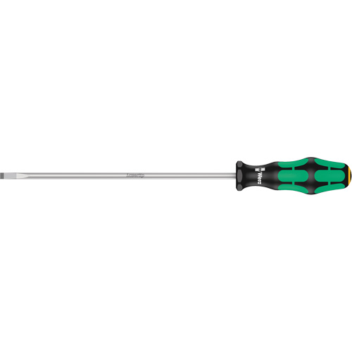 Slotted Screwdriver, 1/4" Tip, Round, 12" L, Plastic Handle Pryde Industrial Inc.
