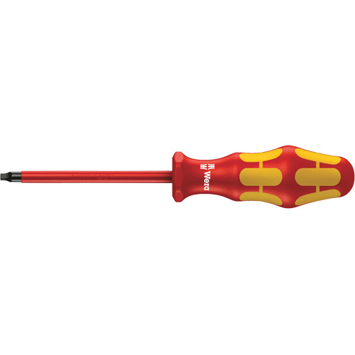 Insulated Square Plus Screwdriver, #2 Tip, Round, 8-1/16" L, Plastic Handle Pryde Industrial Inc.