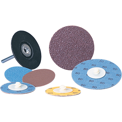 Disque &agrave; changement rapide Standard Abrasives, 2" dia., Grain 36, Oxyde d'aluminium Pryde Industrial Inc.