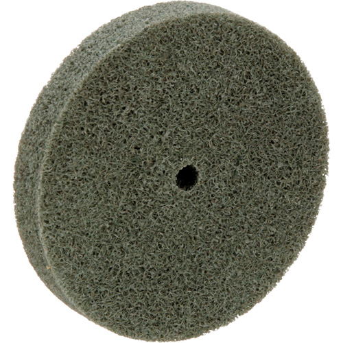 Standard Abrasives 500 Series Soft Density Unitized Wheels, 3" x 1/2", 1/4" Arbor, Medium Grit, Aluminum Oxide Pryde Industrial Inc.