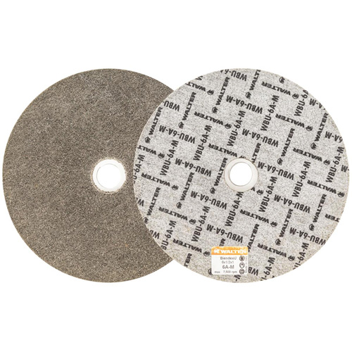 Blendex U Finishing Wheel, 6" Dia., 6AM Grit, Silicon Carbide Pryde Industrial Inc.