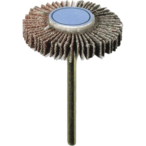 M&egrave;che de ponçage &agrave; roue &agrave; lamelles 3/16" - grain 120 Pryde Industrial Inc.