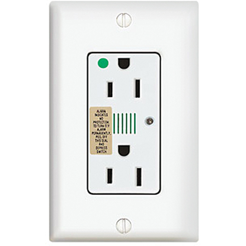 PRISE,QUAL.HOPITAL,SURTENSION 15A120V CA BLANC Pryde Industrial Inc.