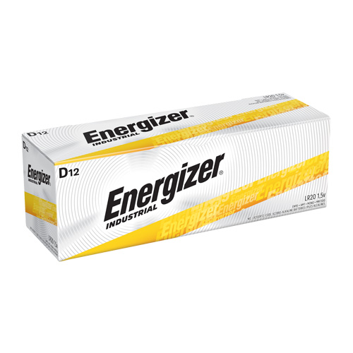 Alkaline Industrial Batteries, D, 1.5 V Pryde Industrial Inc.