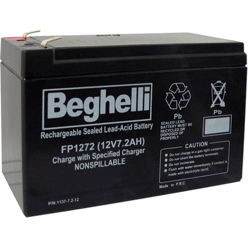Sealed Lead Acid Batteries, 12 V, 7.2 Ah Pryde Industrial Inc.