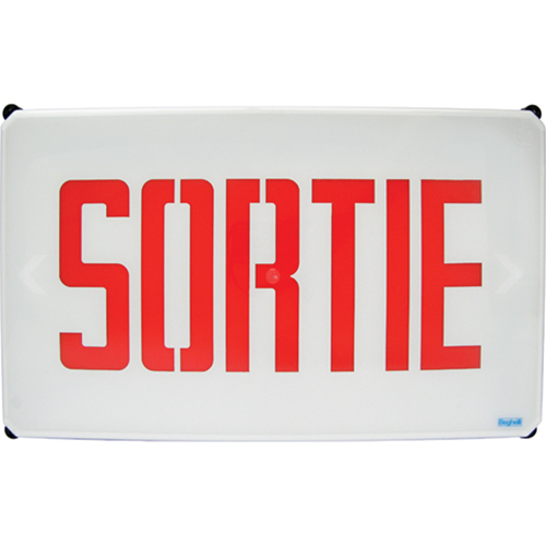 Enseignes Sortie Aqua NEMA 4x, DEL, &agrave; raccordement fixe, Français Pryde Industrial Inc.