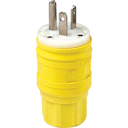 Pris &agrave; lames droites &eacute;tanche Wetguard, Plastique, 20 A, 250 V Pryde Industrial Inc.