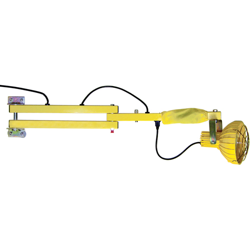 Dock Loading Lights with Flexible Arm, Incandescent Light, 60" Arm Pryde Industrial Inc.