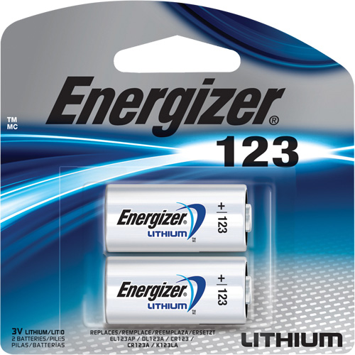 Lithium Batteries, 123, 3 V Pryde Industrial Inc.