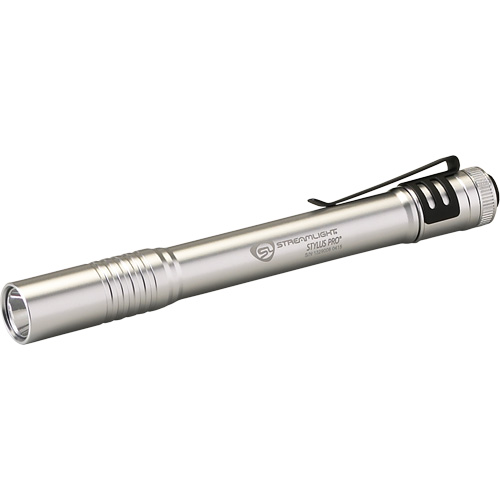 Lampe stylo Stylus Pro, DEL, 100 lumens, Corps en Aluminium, piles AAA, Compris Pryde Industrial Inc.
