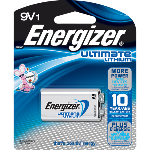 Lithium Batteries, 9 V Pryde Industrial Inc.