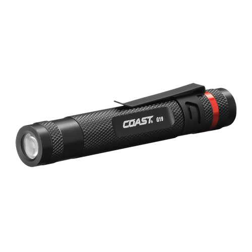 Lampe stylo G19, DEL, Corps en Aluminium, piles AAA, Compris Pryde Industrial Inc.