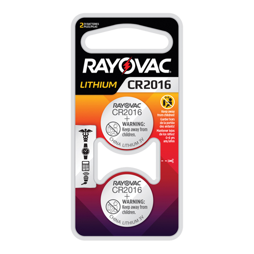 CR2016 Lithium Coin Cell Batteries, 3 V Pryde Industrial Inc.