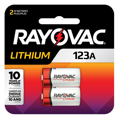 Batteries au lithium, 123, 3 V Pryde Industrial Inc.