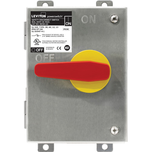 Sectionneur en acier inoxydable Pryde Industrial Inc.