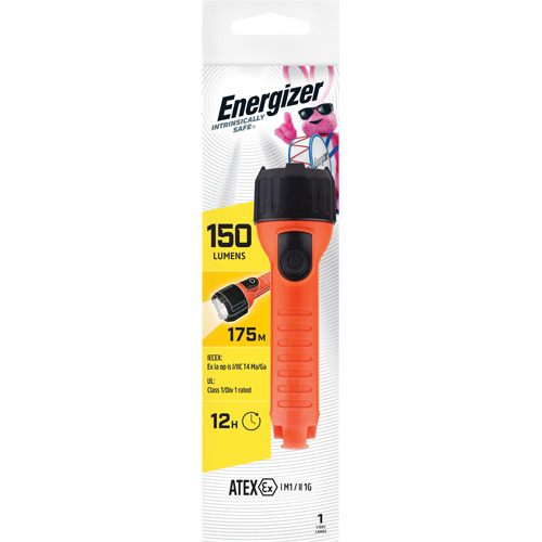 Intrinsically Safe&reg; Handheld Flashlight, LED, 150 Lumens, AA Batteries Pryde Industrial Inc.