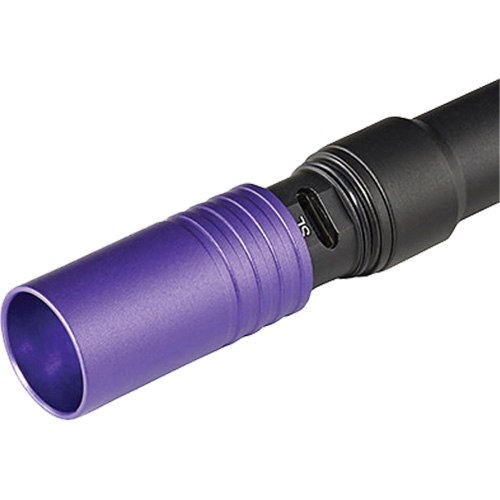 Lampe stylo UV avec port de recharge micro USB Stylus Pro, DEL, Corps en Aluminium, piles Rechargeable, Compris Pryde Industrial Inc.