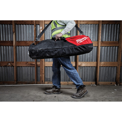 M18 Rocket Tower Light Carry Bag, Ballistic Nylon, 1 Pockets, Black/Red Pryde Industrial Inc.