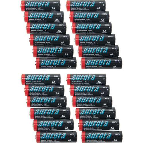 Alkaline Batteries, AA, 1.5 V Pryde Industrial Inc.