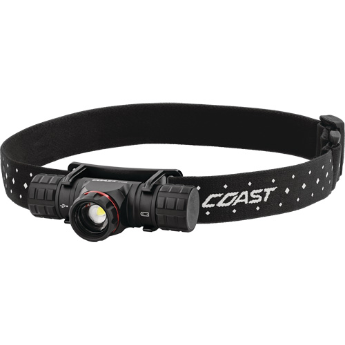 XPH30R Headlamp, LED, 1000 Lumens, 41 Hrs. Run Time, Rechargeable/CR123 Batteries Pryde Industrial Inc.